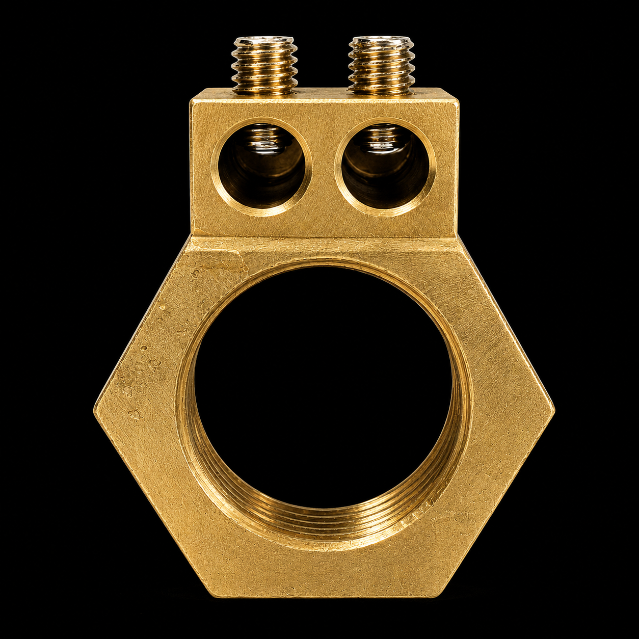 VOLTLOK® Dual-Entry Earthing Nut — engineering detail